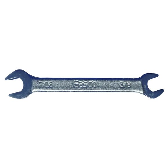 Easco U.S.A. 611114 7/16in X 3/8in SAE 6 Point Open End Wrench - Picture 1 of 9